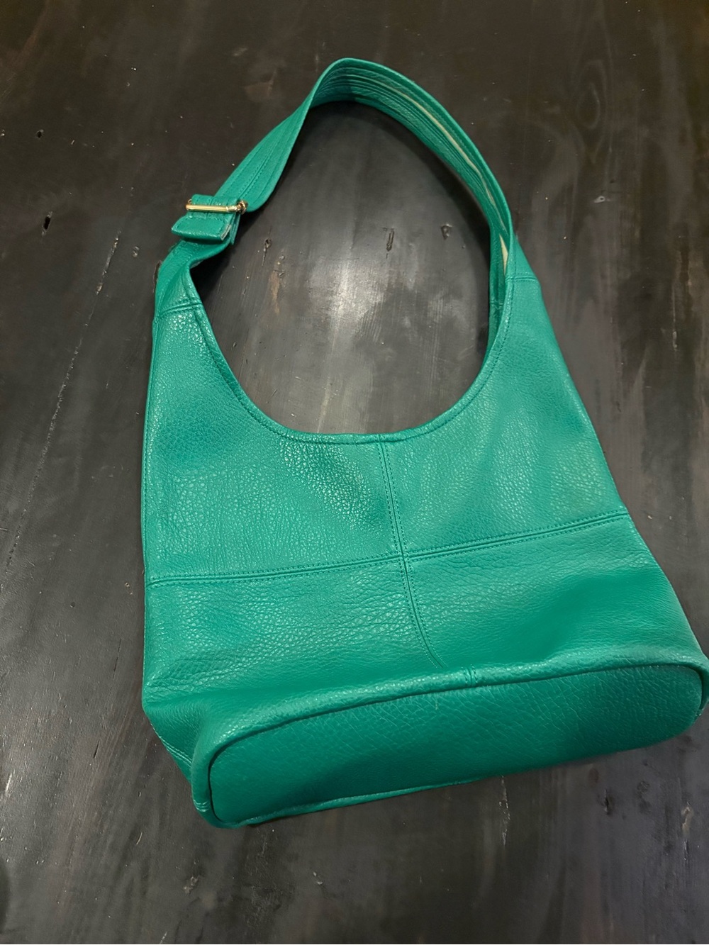 Green Leather Shoulder Bag
